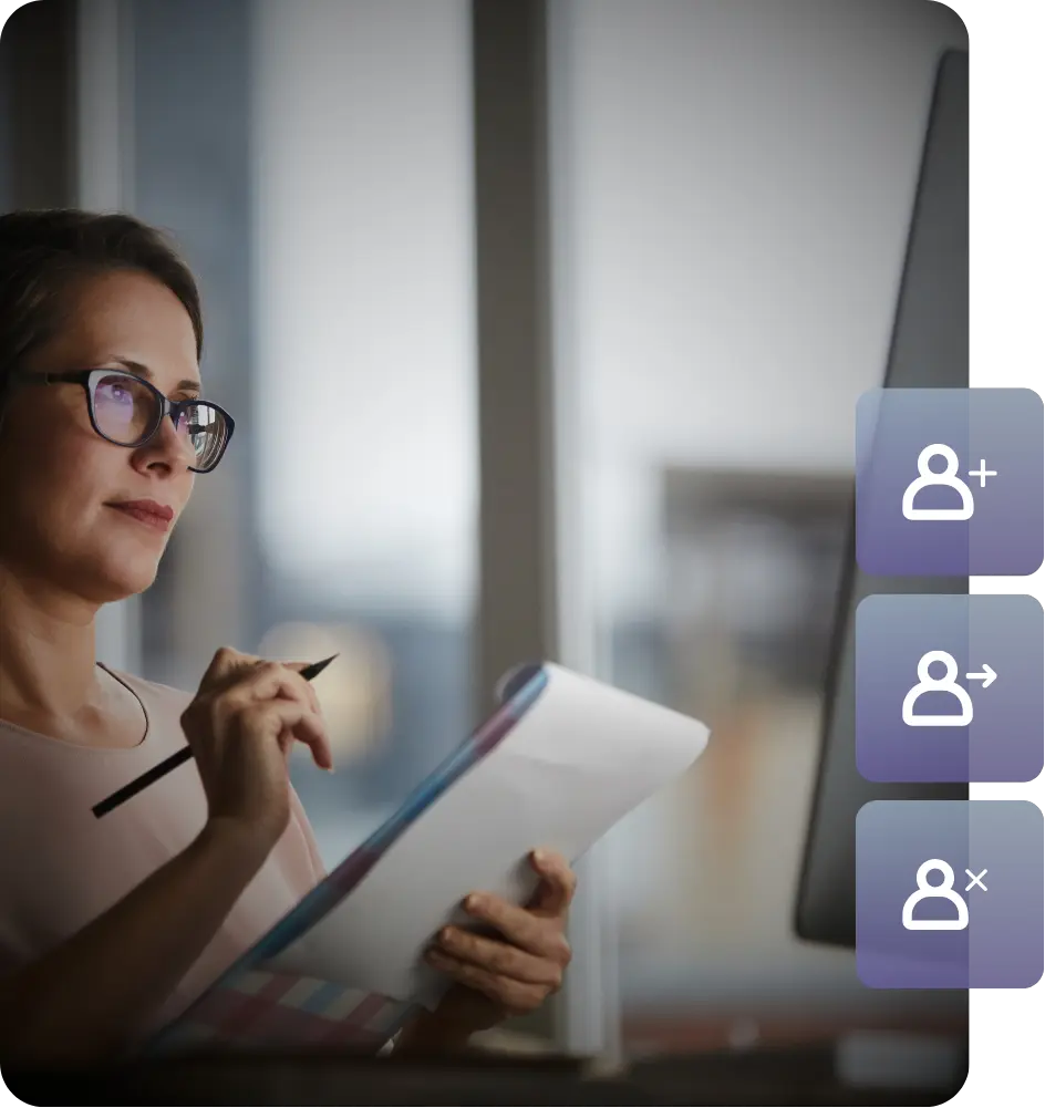 Joiner, mover, leaver workflows